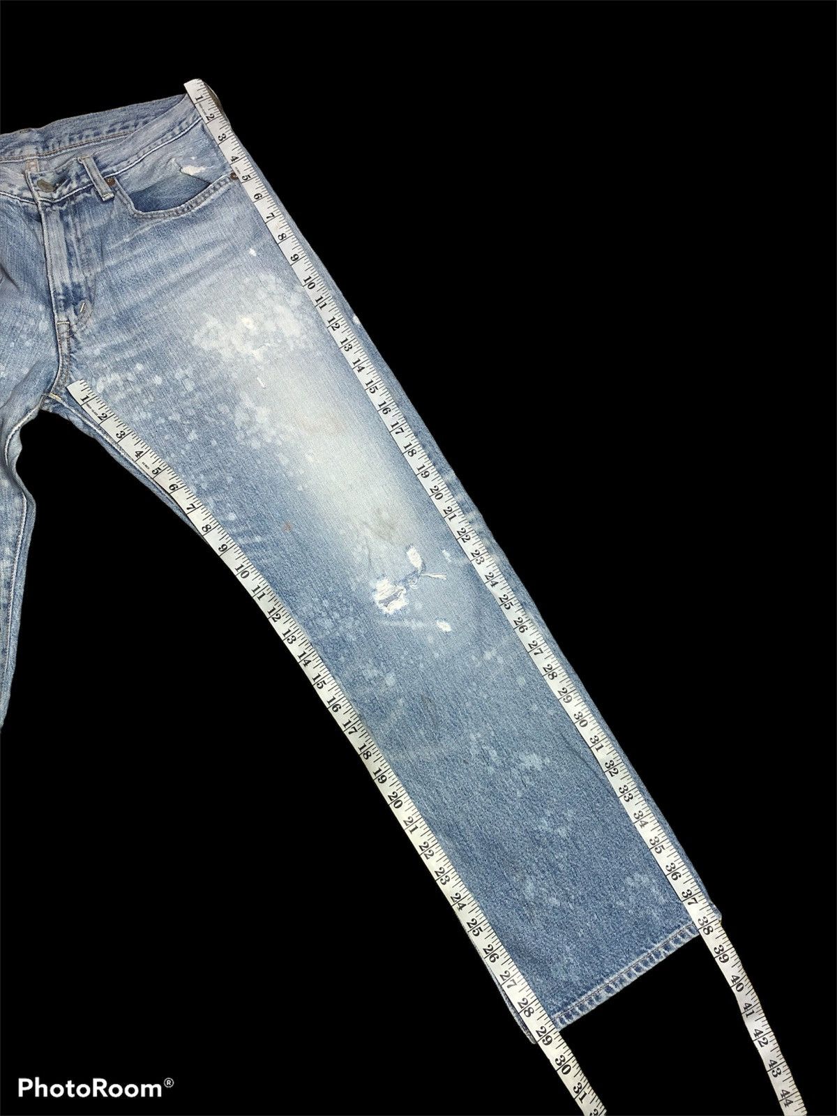 Bleach BLEACHED⚡️⚡️RNA INC DISTRESSED DENIM Size US 32 / EU 48 - 7 Thumbnail