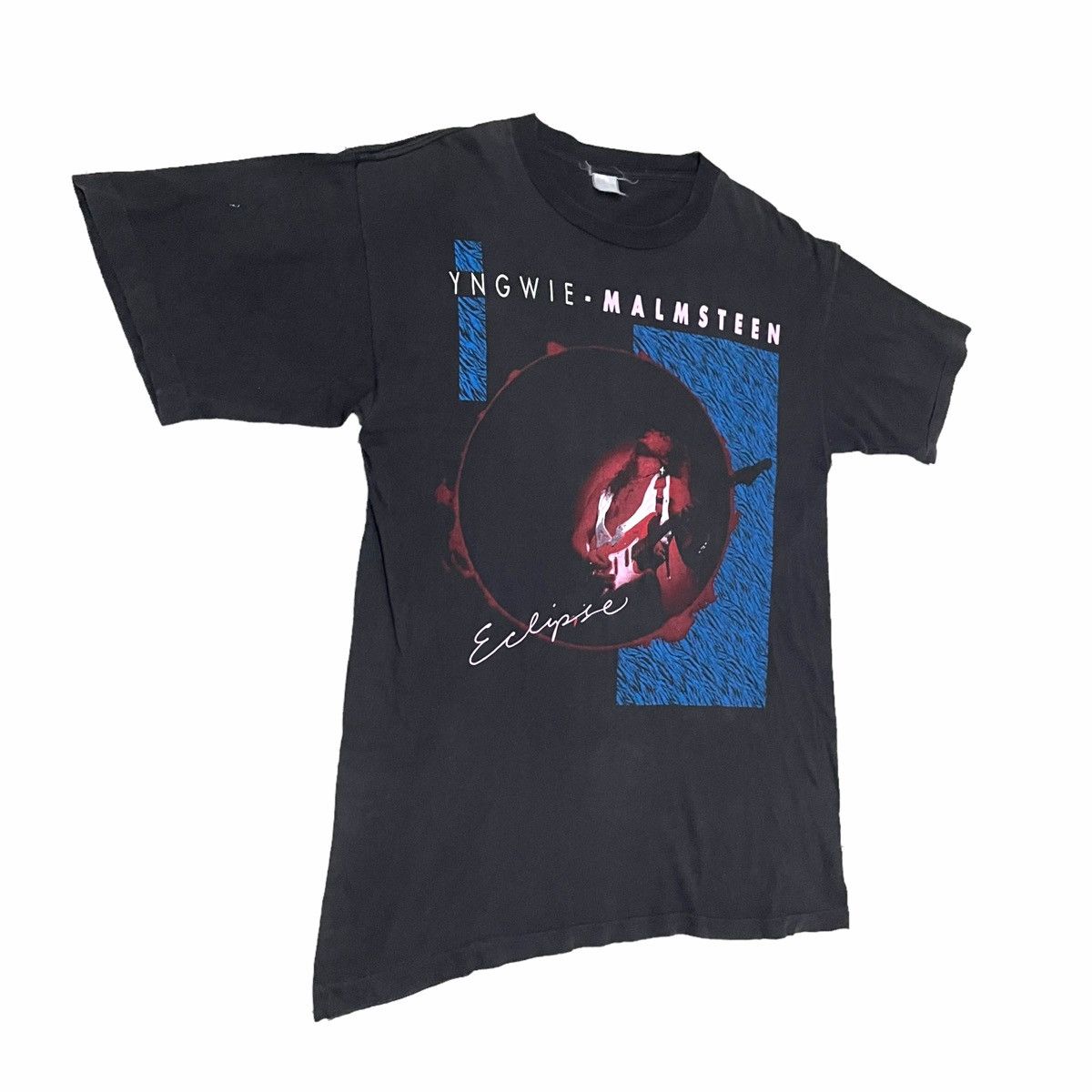 Band Tees × Vintage Rare‼️ Vintage YNGWIE MALMSTEEN 90s tour tshirt Size US L / EU 52-54 / 3 - 3 Thumbnail