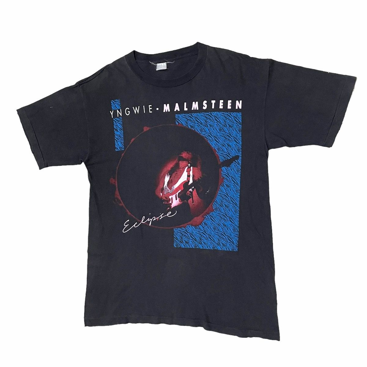 Band Tees × Vintage Rare‼️ Vintage YNGWIE MALMSTEEN 90s tour tshirt Size US L / EU 52-54 / 3 - 2 Thumbnail