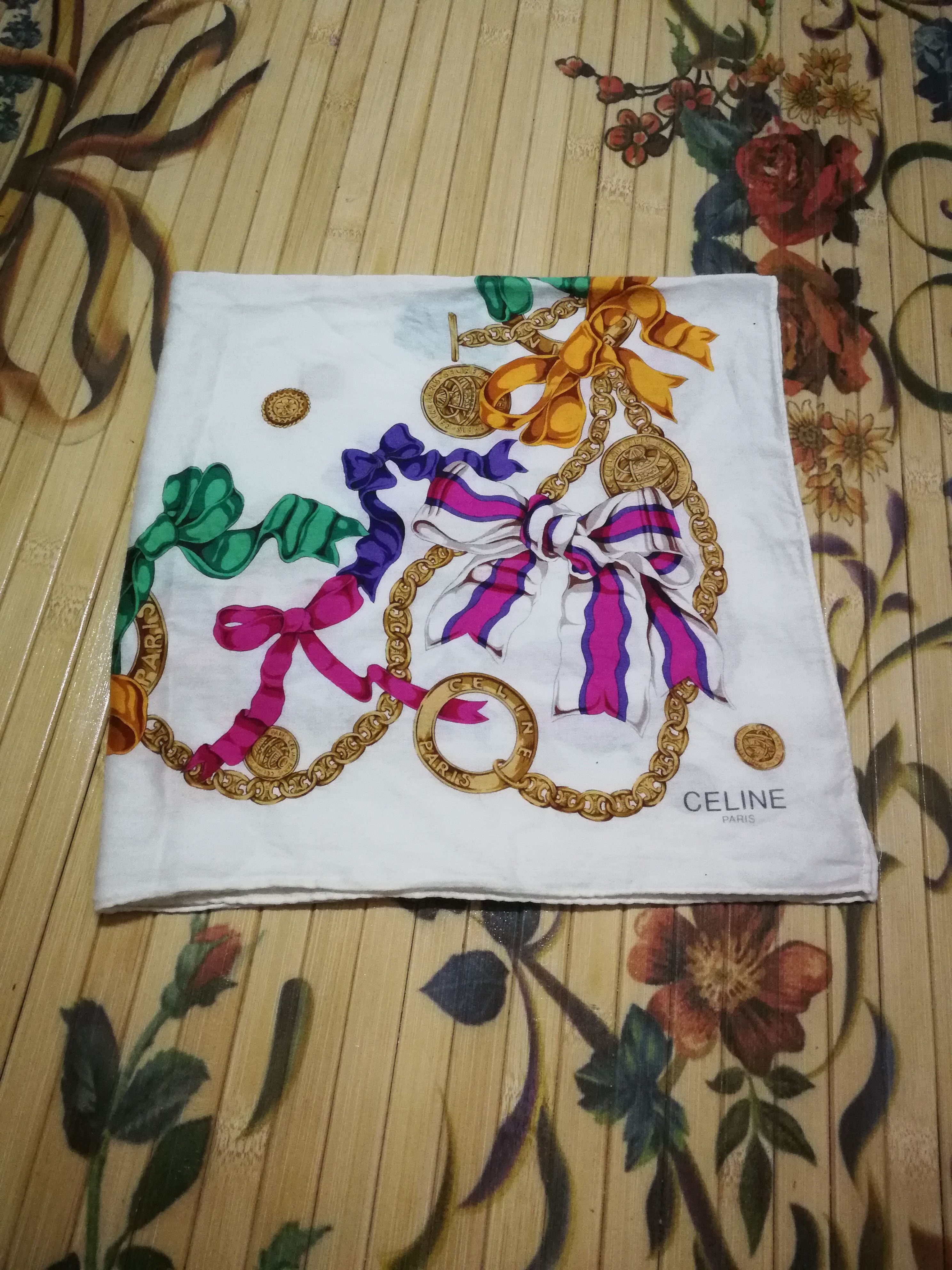 Vintage Celine handkerchief