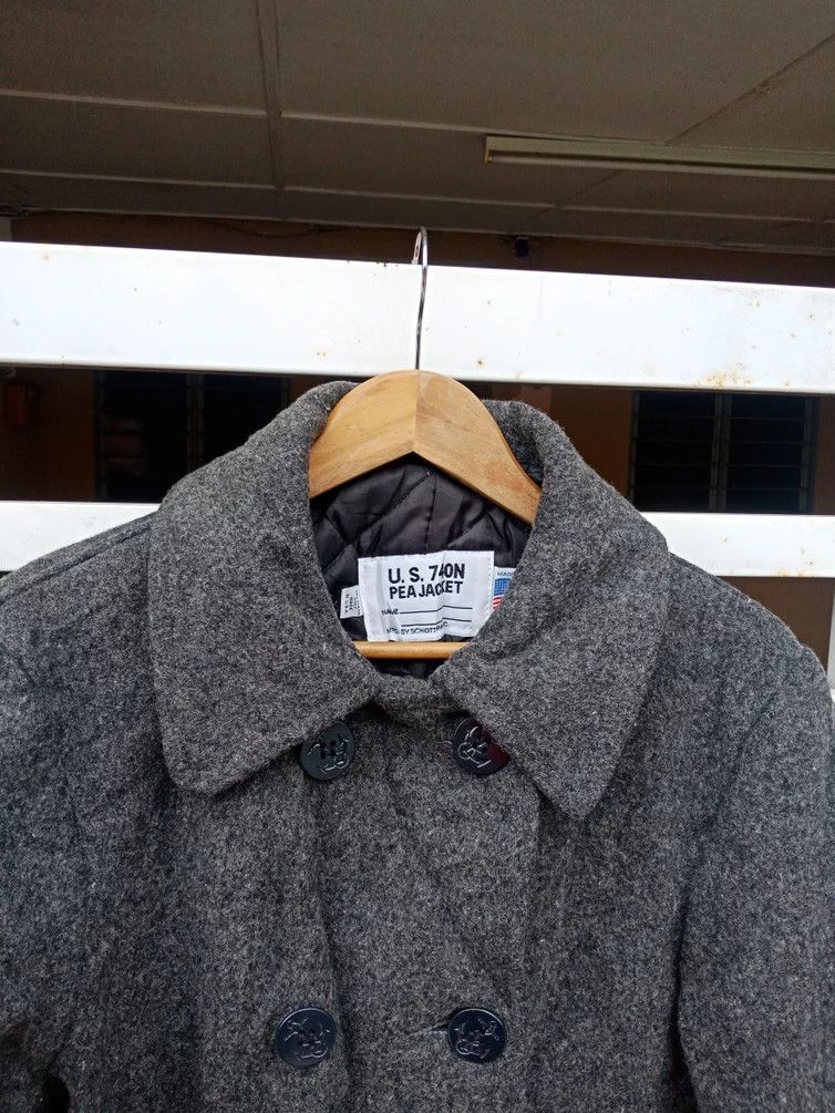 Schott Schott NYC U.S 740N Pea Jacket Wool Made in USA Size US L / EU 52-54 / 3 - 7 Thumbnail