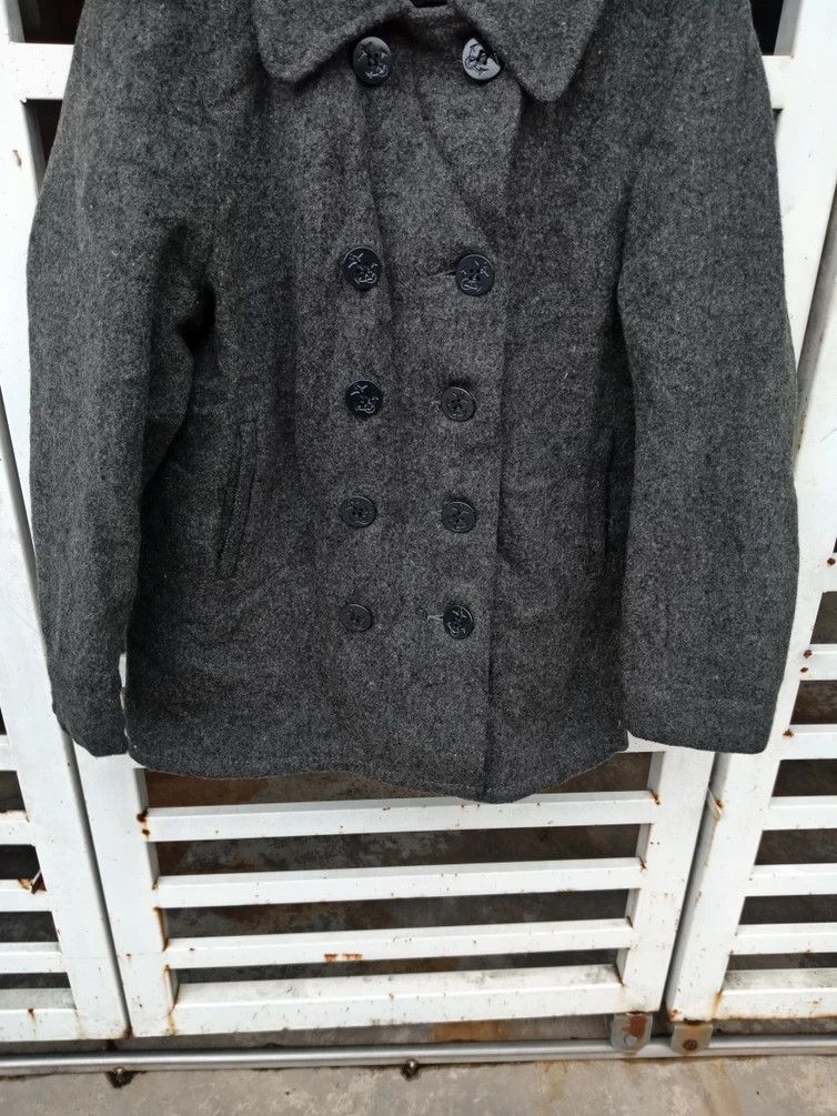 Schott Schott NYC U.S 740N Pea Jacket Wool Made in USA Size US L / EU 52-54 / 3 - 6 Thumbnail