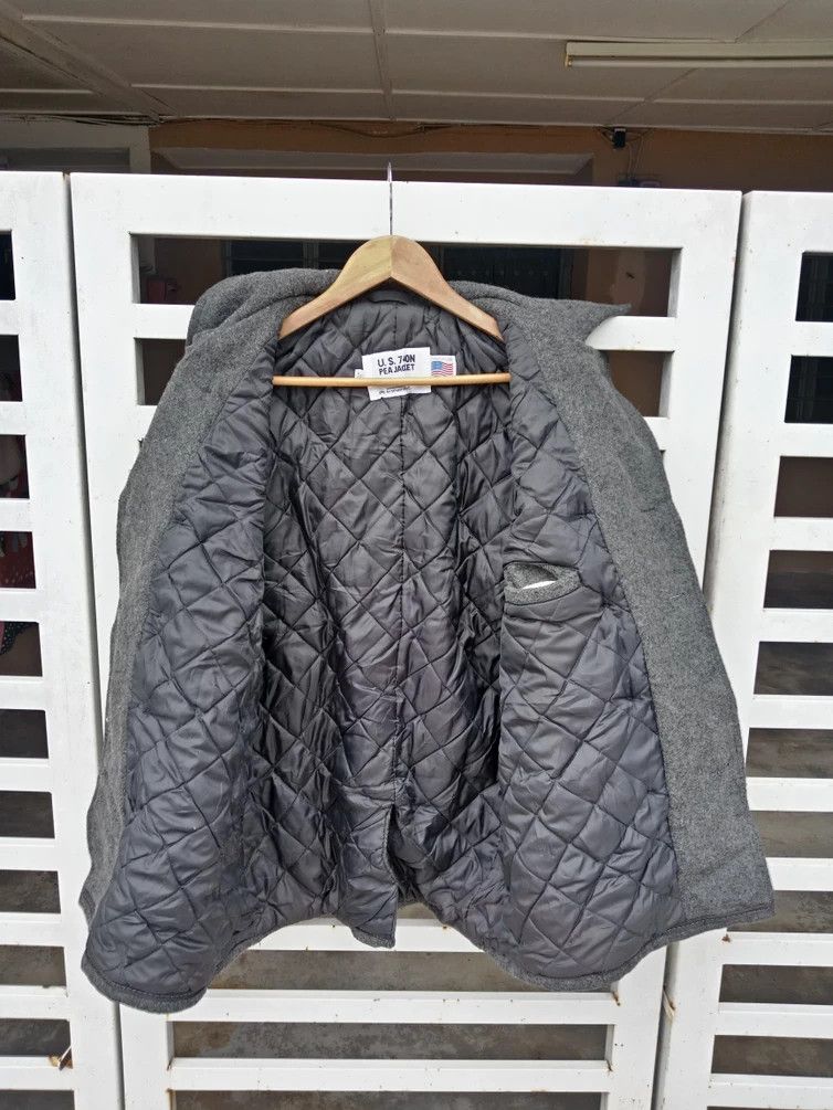 Schott Schott NYC U.S 740N Pea Jacket Wool Made in USA Size US L / EU 52-54 / 3 - 3 Thumbnail