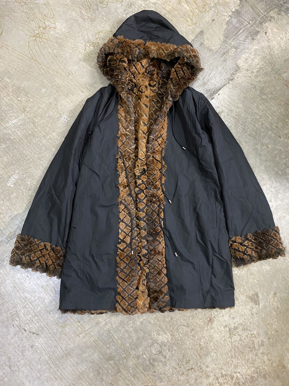 Japanese Brand 90s iandi Made In Italy reversible saggy fur heavy parka Size US M / EU 48-50 / 2 - 9 Thumbnail