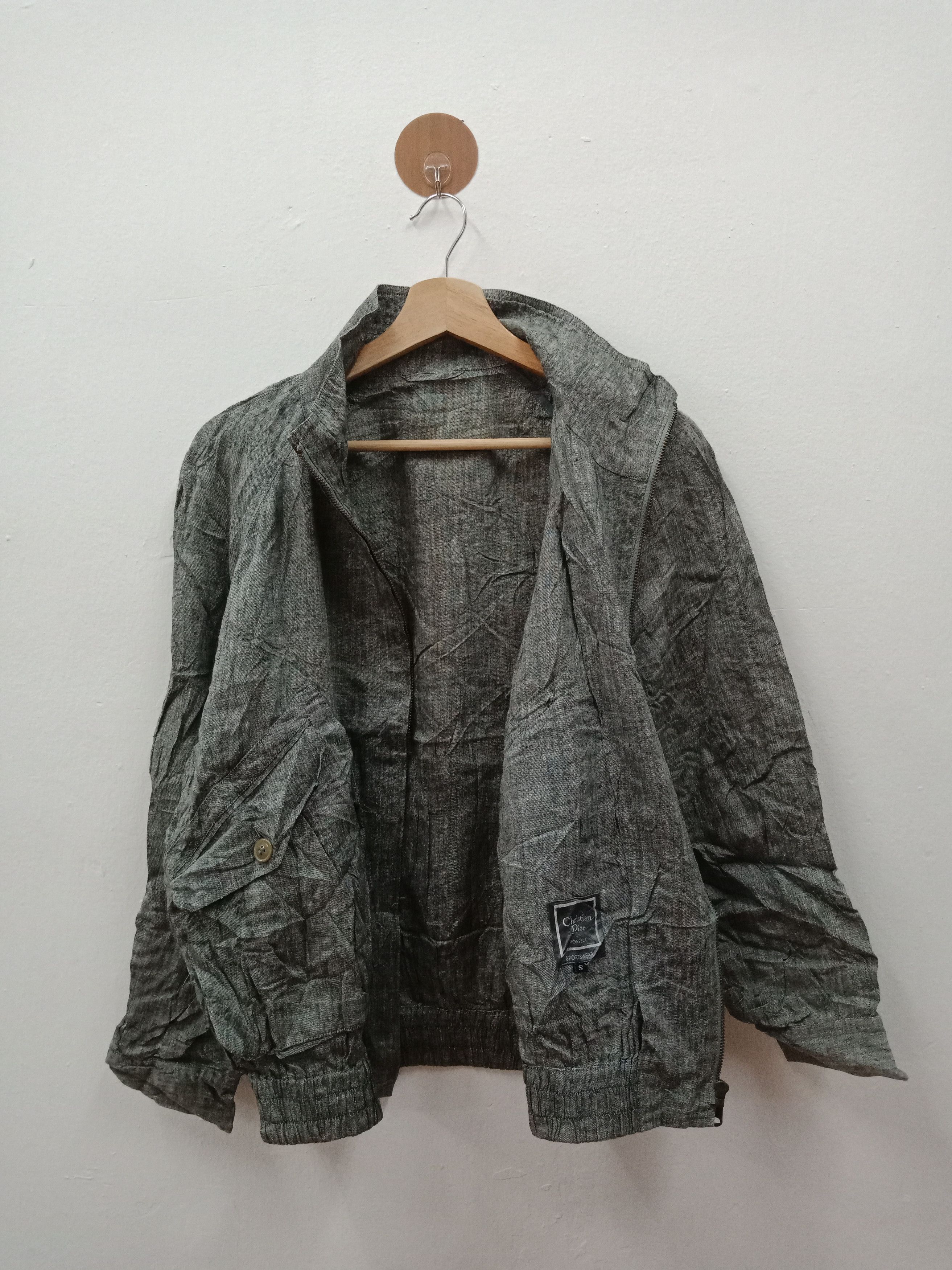 Christian Dior Monsieur Christian Dior Monsieur Gray Light Jacket Size US L / EU 52-54 / 3 - 3 Thumbnail