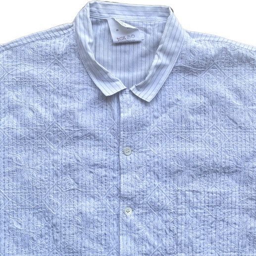 Yohji Yamamoto Vintage 80’s Hand Embroidered Oversize Shirt Size US M / EU 48-50 / 2 - 1 Thumbnail
