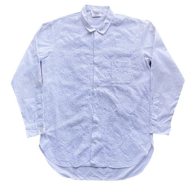 Yohji Yamamoto Vintage 80’s Hand Embroidered Oversize Shirt Size US M / EU 48-50 / 2 - 2 Thumbnail
