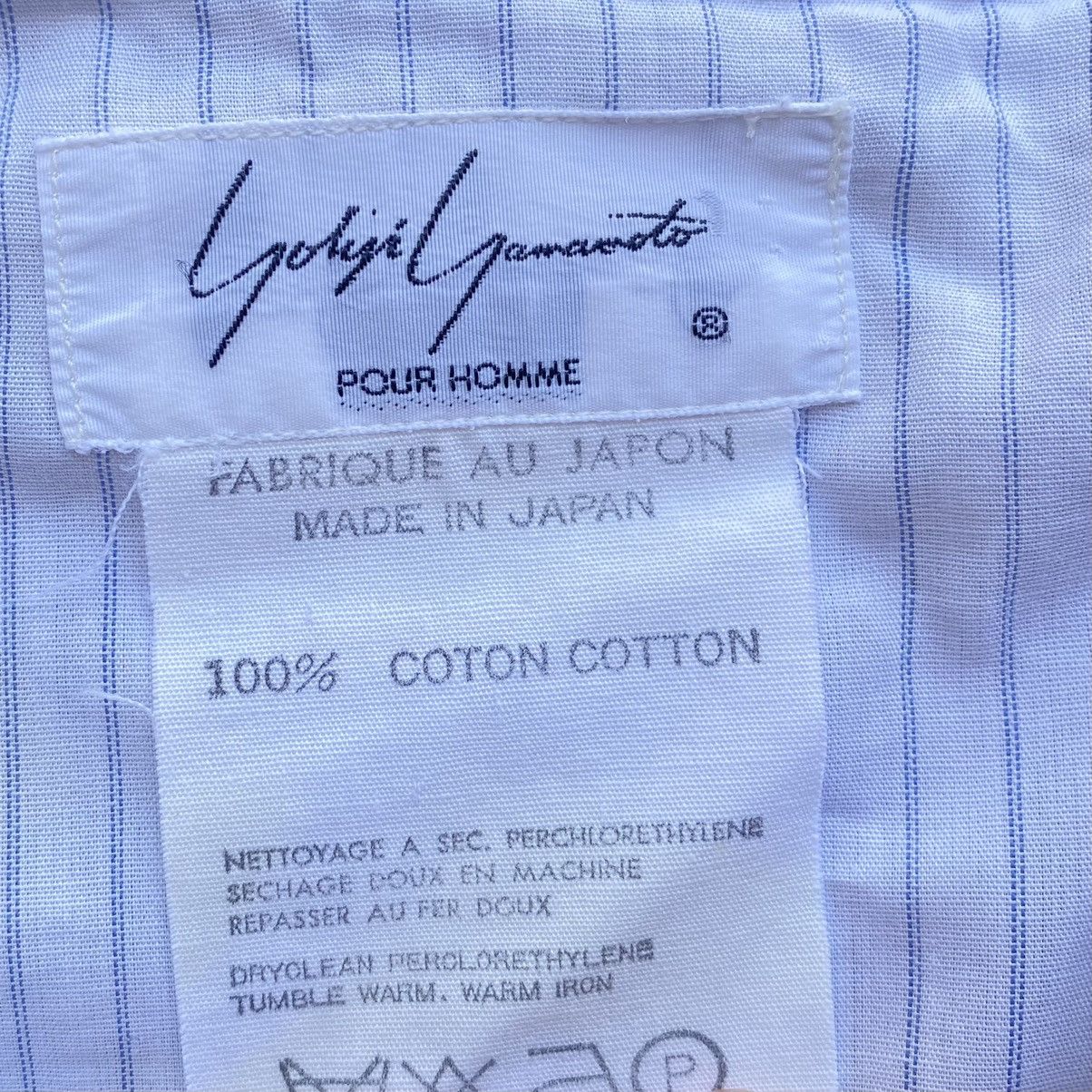 Yohji Yamamoto Vintage 80’s Hand Embroidered Oversize Shirt Size US M / EU 48-50 / 2 - 4 Thumbnail