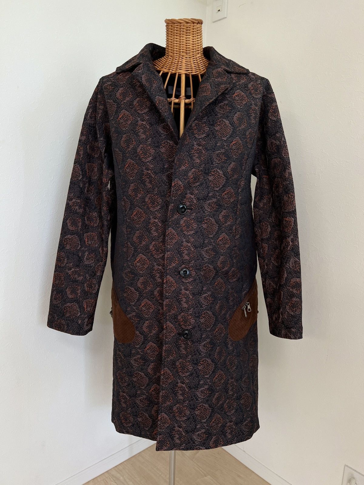 Kiko Kostadinov Kiko Kostadinov Snakeskin Lahti Coat | Grailed