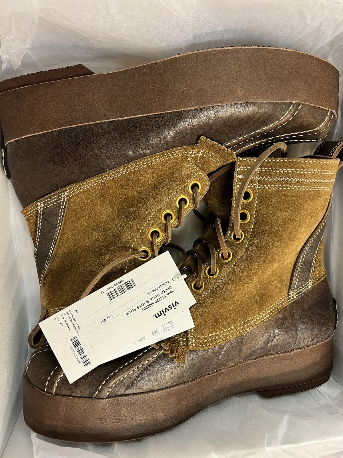 visvim decoy duck boot