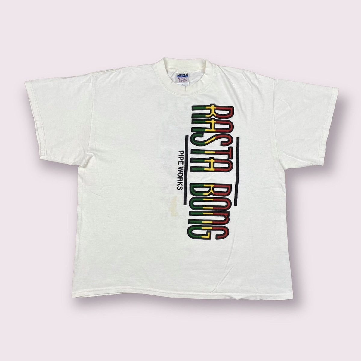 Vintage 90s Rasta Bong Pipe Works T-Shirt