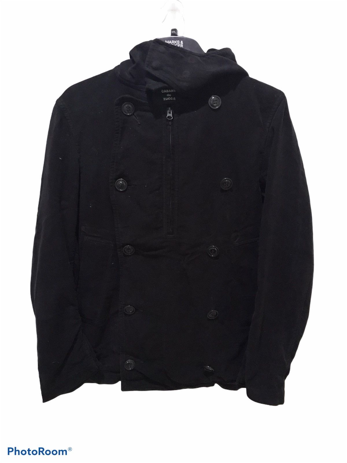 CABANE de ZUCCa × Japanese Brand CABANE DE ZUCCA CASUAL JACKET WITH HODDIES HALF ZIPPER Size US M / EU 48-50 / 2 - 3 Thumbnail