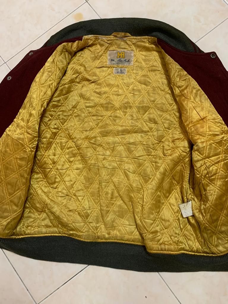 Macbeth 🔥Vintage Macbeth Varsity Jacket sleeve Leather Size US L / EU 52-54 / 3 - 8 Thumbnail