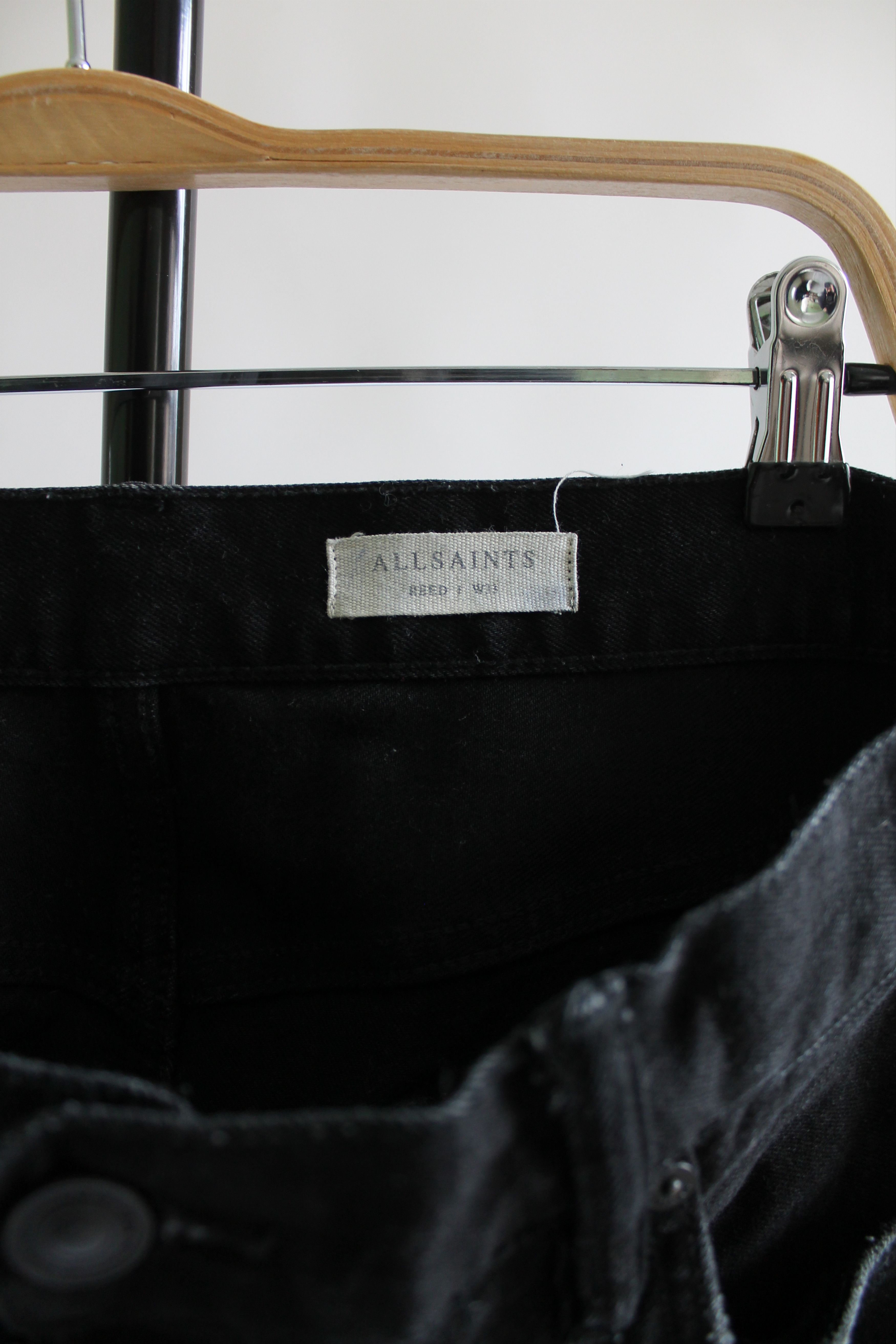 Allsaints Allsaints Reed Stretch Denim Pants Size US 33 - 6 Thumbnail