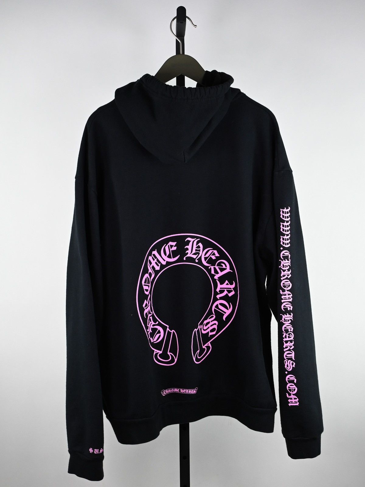 Chrome Hearts Black / Pink Online Exclusive Hoodie - XL