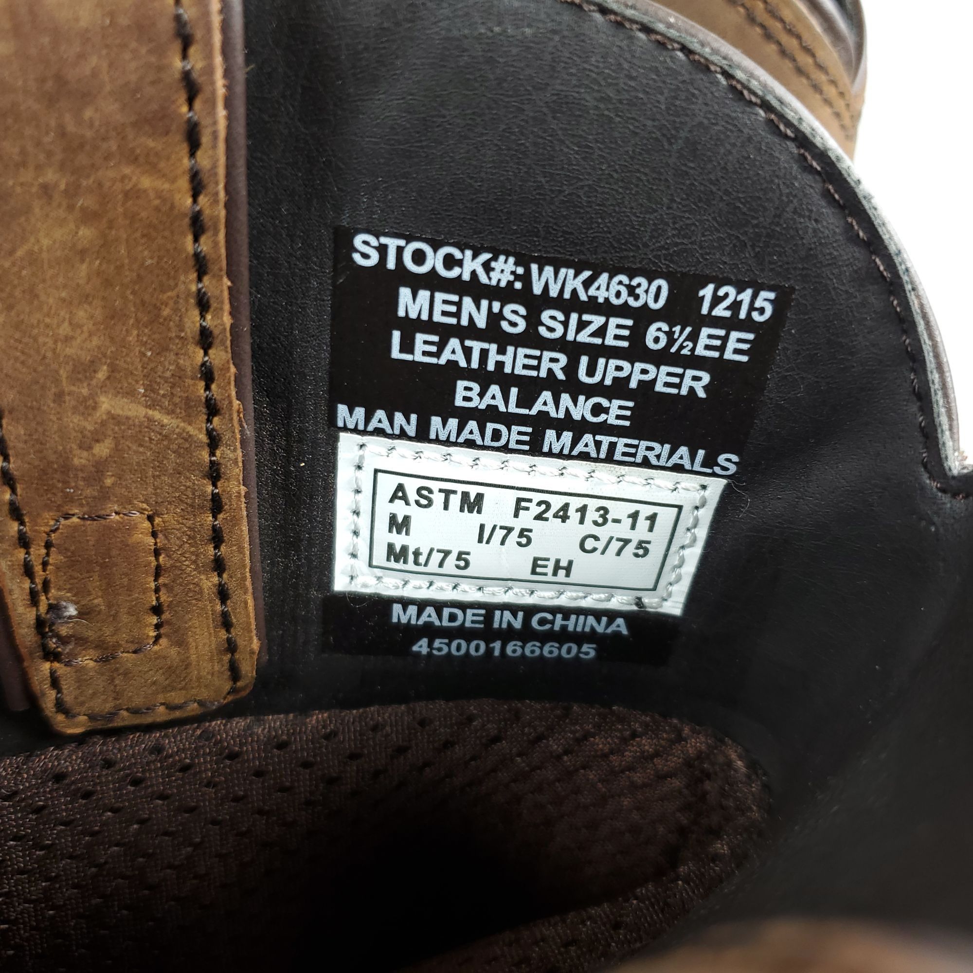 Justin Boots Justin Boots Men's Size 6.5 EE Pully Comp Safety Toe Brown L Size US 6.5 / EU 39-40 - 7 Thumbnail