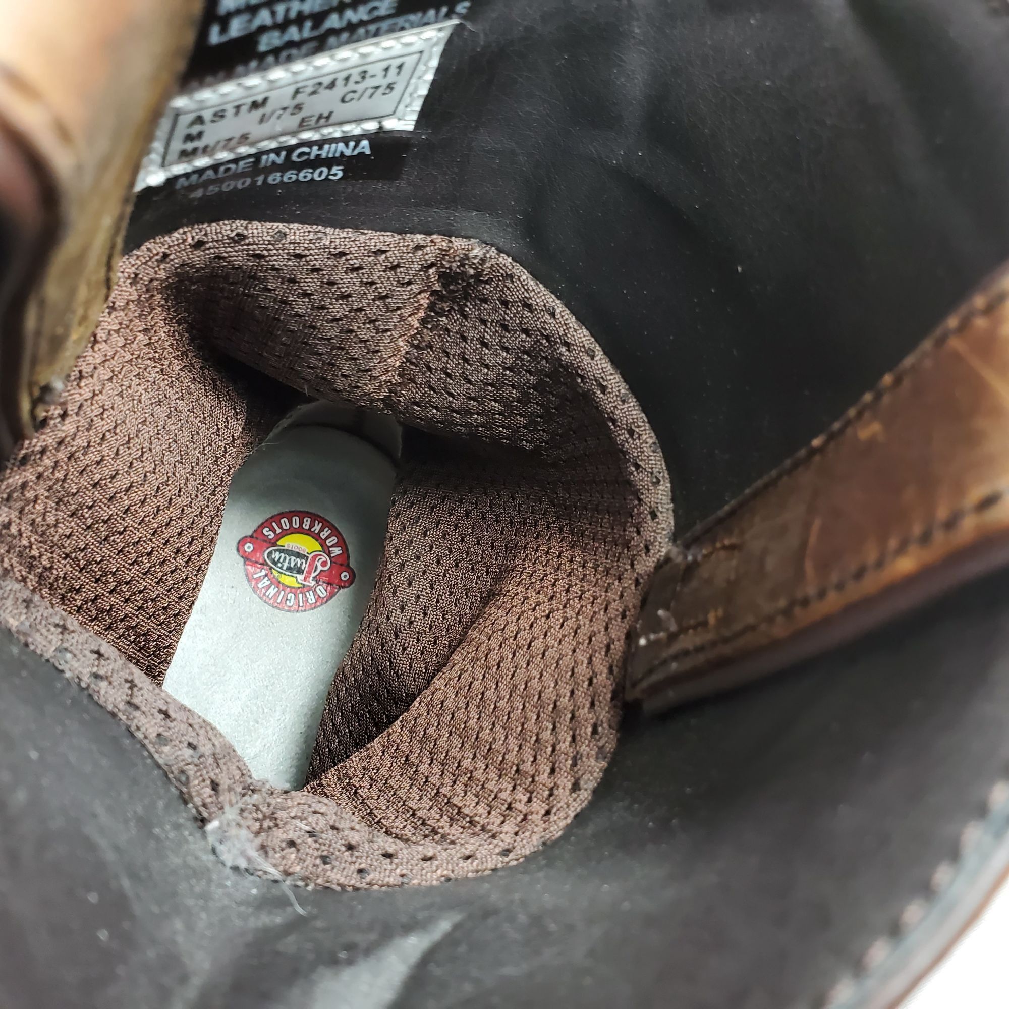 Justin Boots Justin Boots Men's Size 6.5 EE Pully Comp Safety Toe Brown L Size US 6.5 / EU 39-40 - 6 Thumbnail