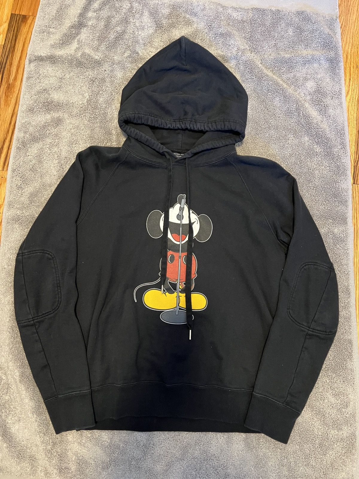 Number (N)ine Number Nine x Disney SS00 Mickey Mouse Hoodie Sweatshirt ...