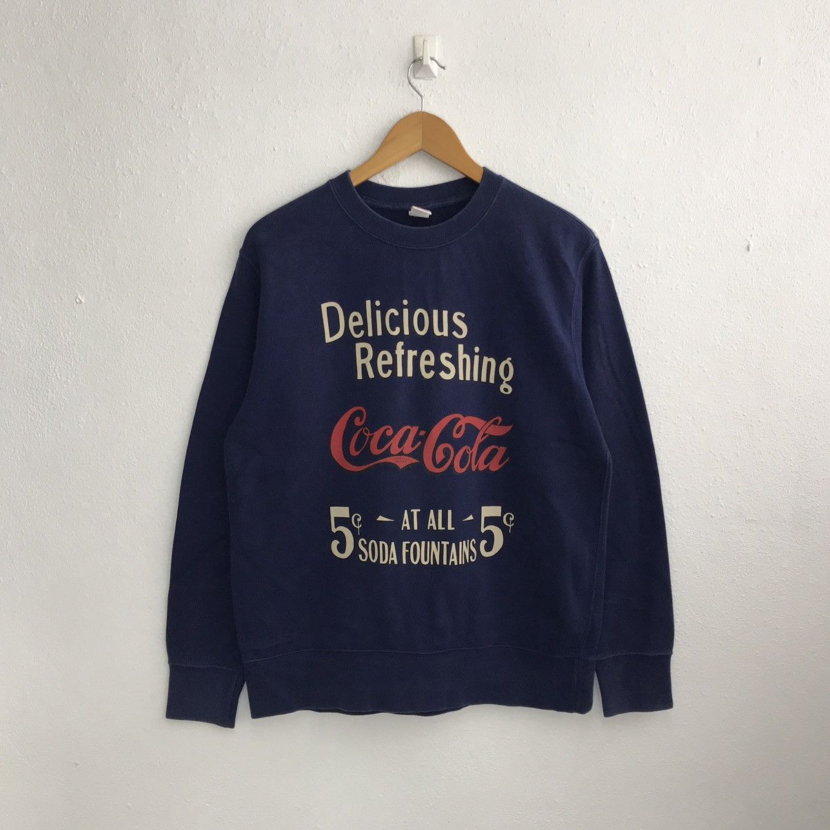 Coca Cola Sweatshirt Big Spellout Logo