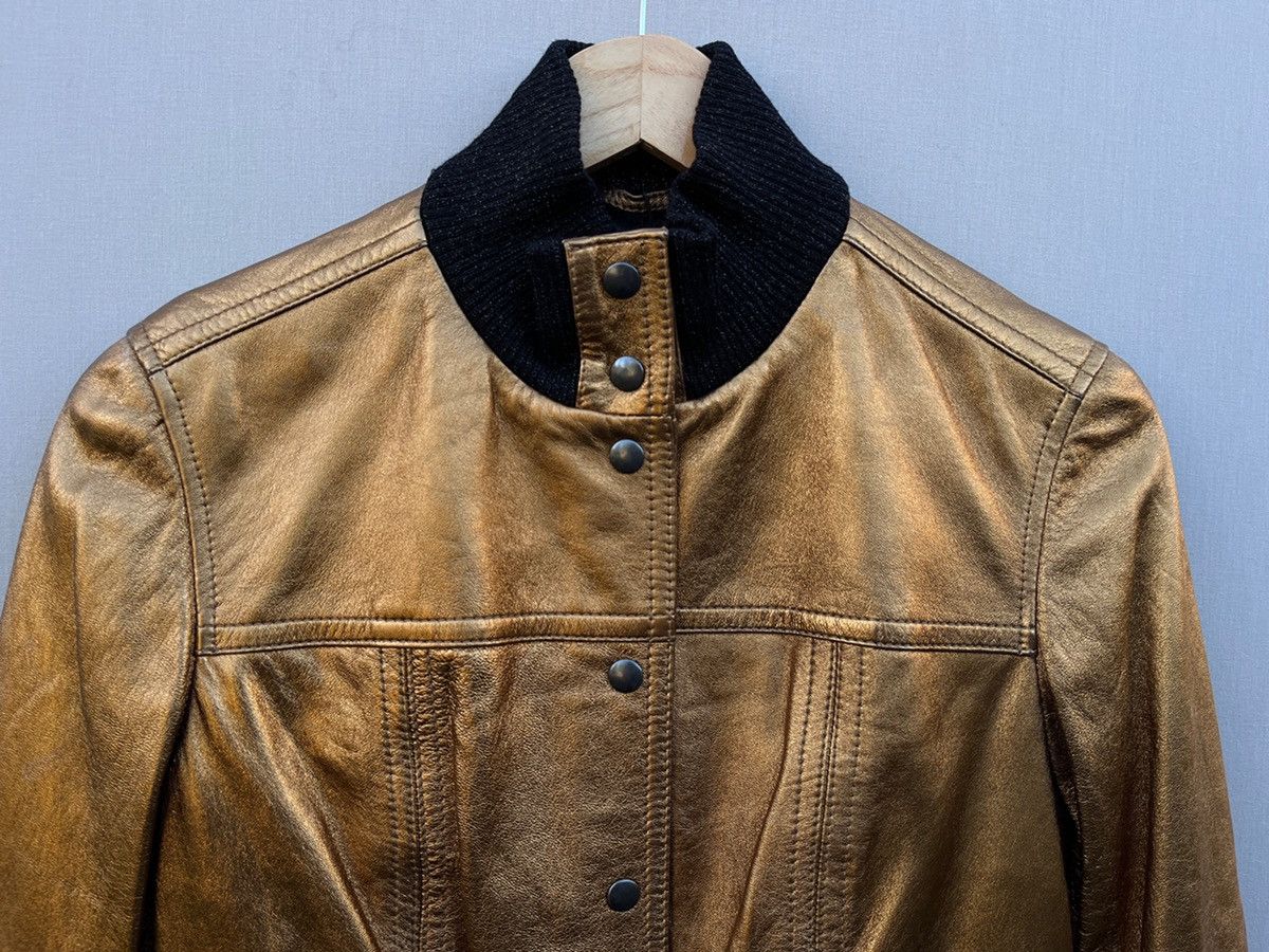 Dolce & Gabbana 🔥 NEW VTG Y2K DOLCE & GABBANA PATENT LEATHER BOMBER JACKET Size M / US 6-8 / IT 42-44 - 10 Thumbnail