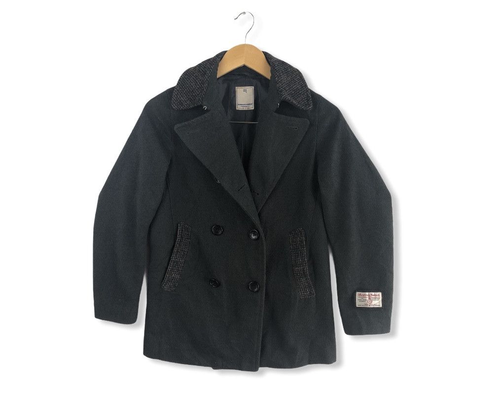 HARRIS TWEED X SEVENDAYS SUNDAY WOOL DOUBLE BREASTED JACKET