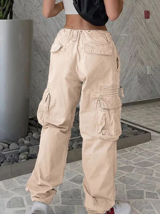 Vintage Cream Khaki Cargo Pants Grailed