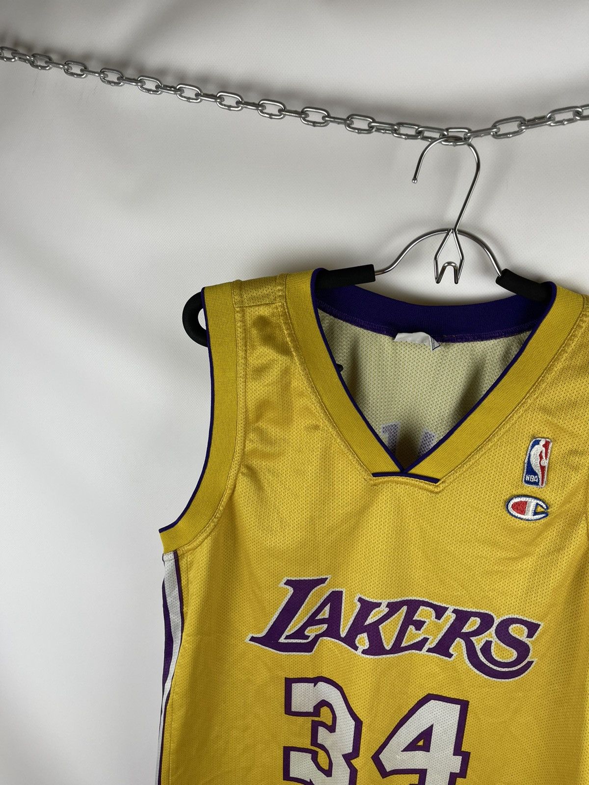 Champion Champion L.A. Lakers #34 shaquille o'neal vintage nba jersey Size US L / EU 52-54 / 3 - 3 Thumbnail