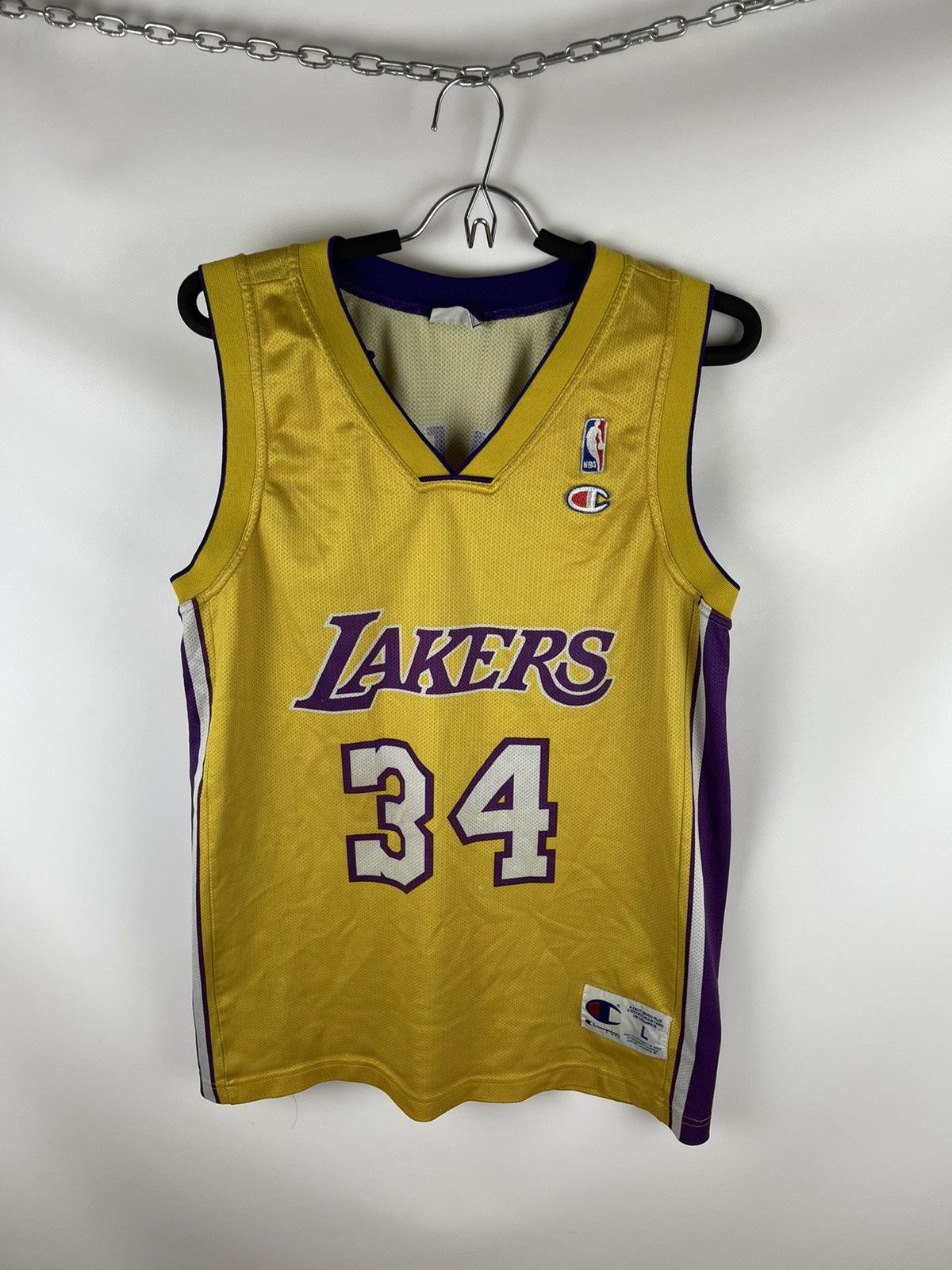Champion Champion L.A. Lakers #34 shaquille o'neal vintage nba jersey Size US L / EU 52-54 / 3 - 1 Thumbnail