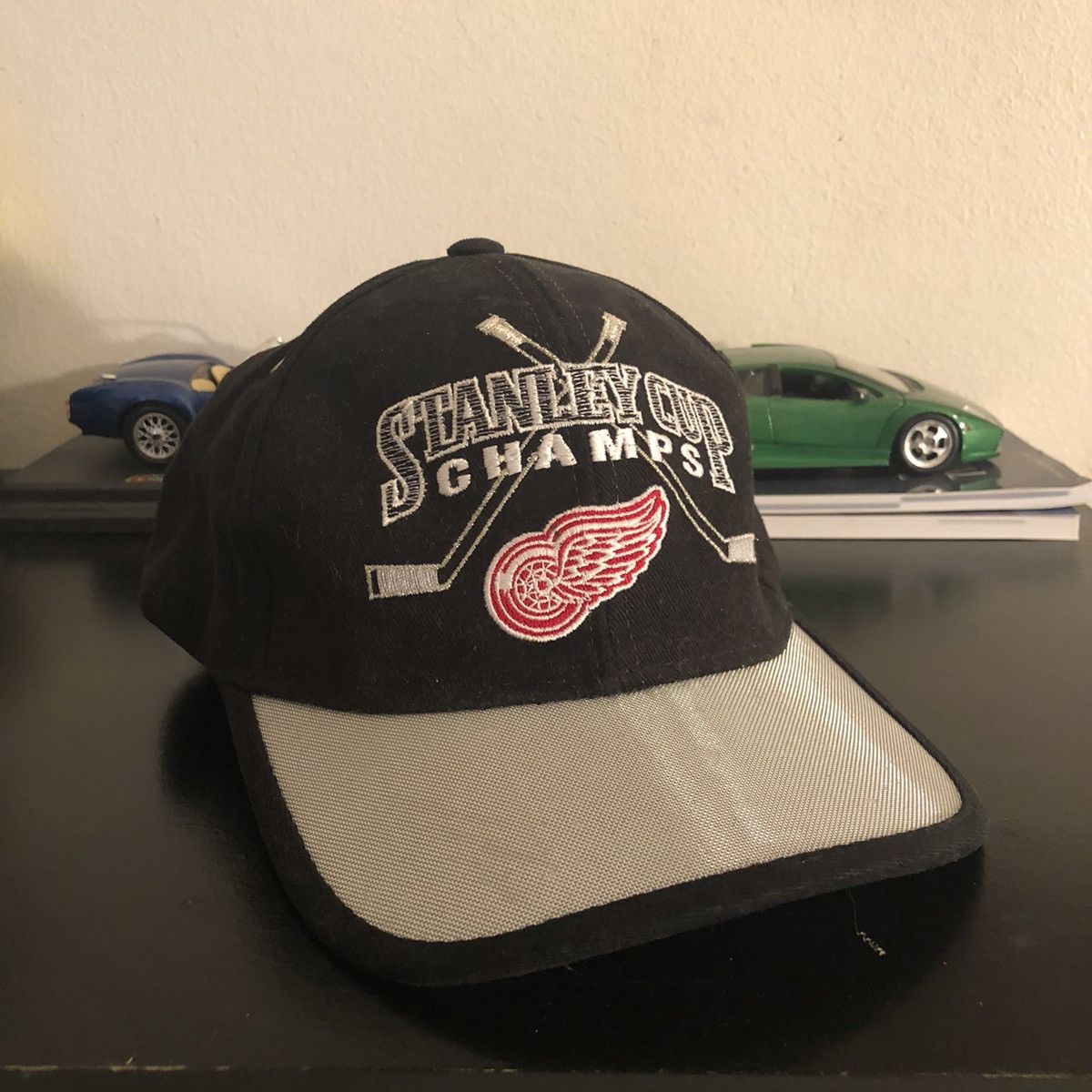 Starter Vintage 90s Detroit red wings 1998 Stanley cup final hat cap Size ONE SIZE - 1 Preview