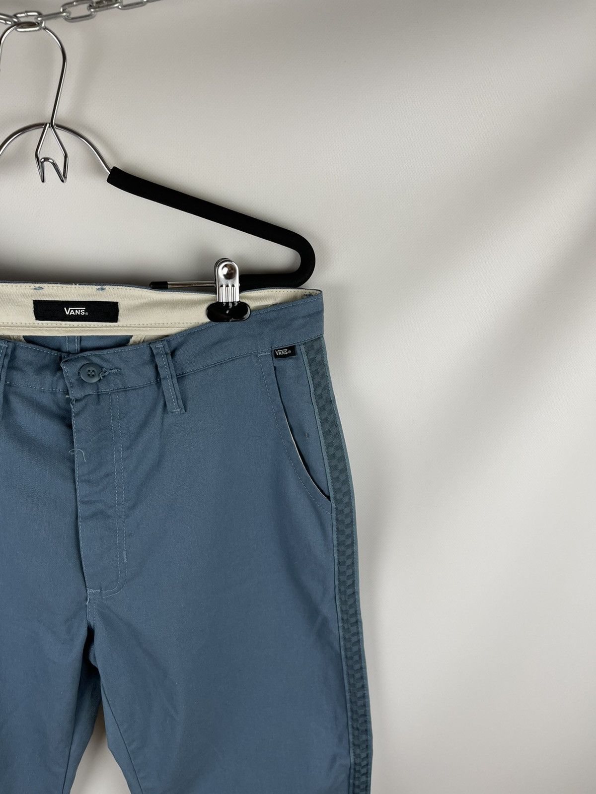 Vans Vans casual pants chino with stripe skateboarding Size US 33 - 3 Thumbnail