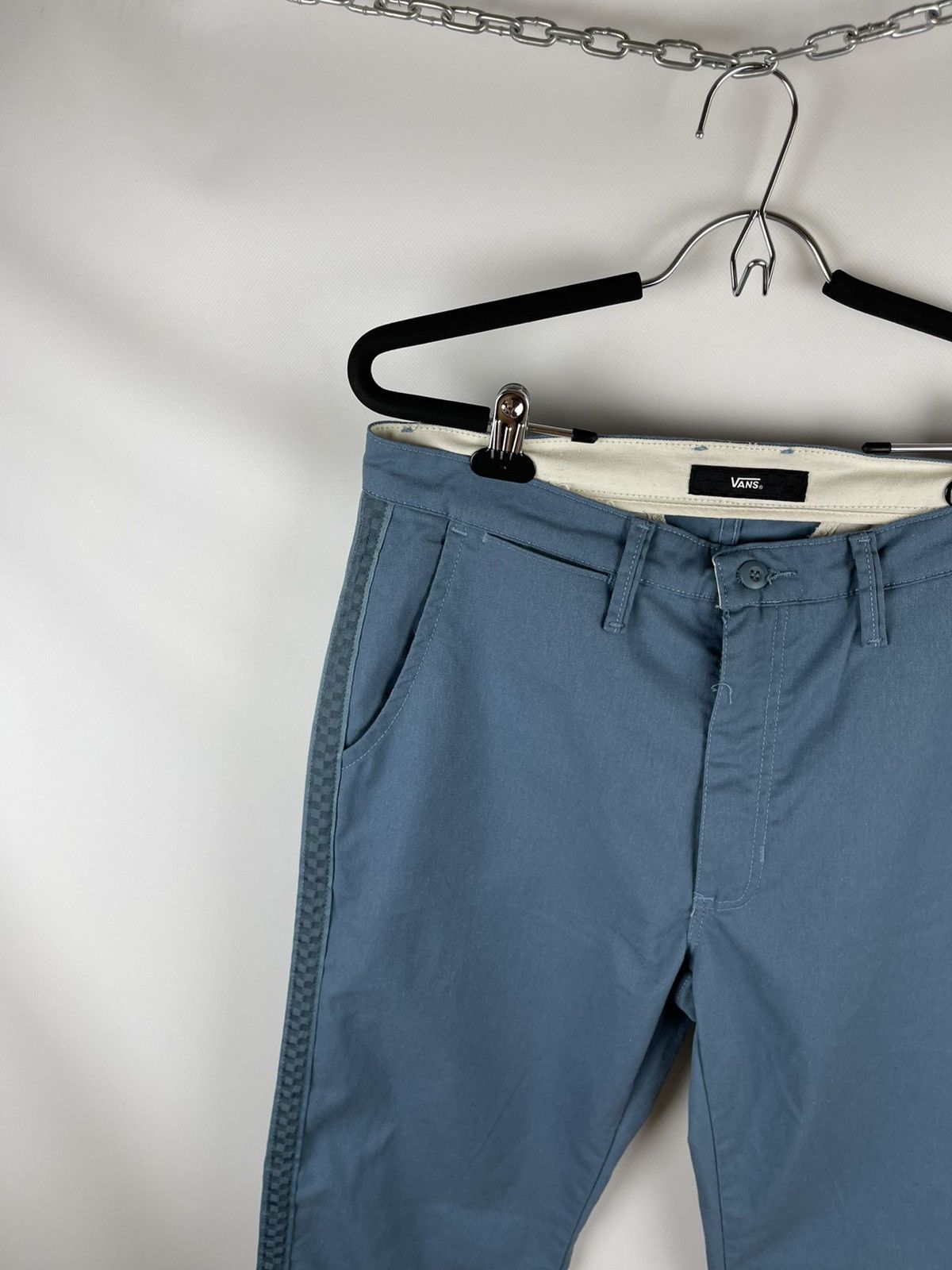 Vans Vans casual pants chino with stripe skateboarding Size US 33 - 2 Thumbnail
