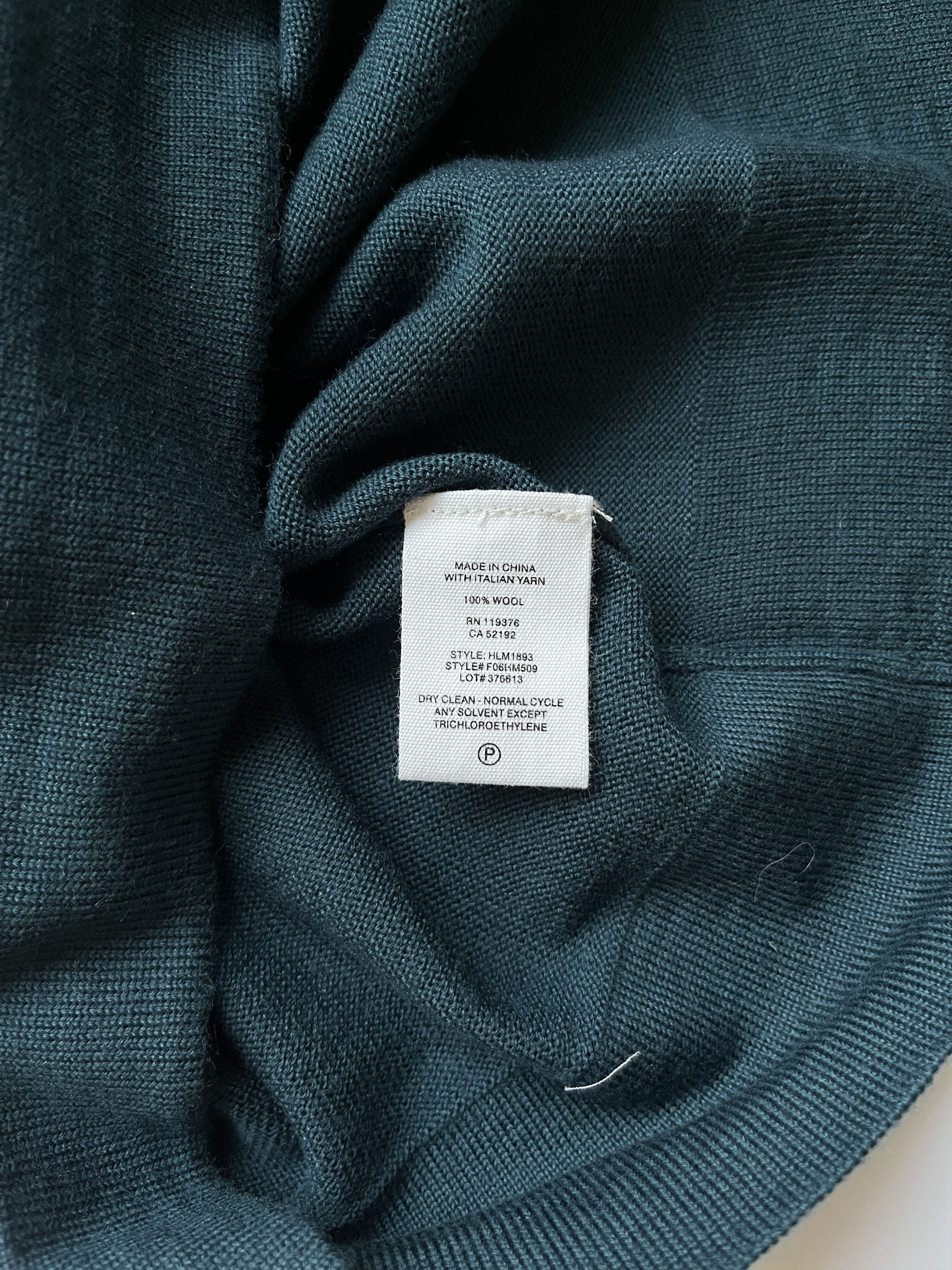 Helmut Lang ⚡️QUICK SALE⚡️Helmut Lang Teal Green Knit Sweater Size US S / EU 44-46 / 1 - 3 Thumbnail