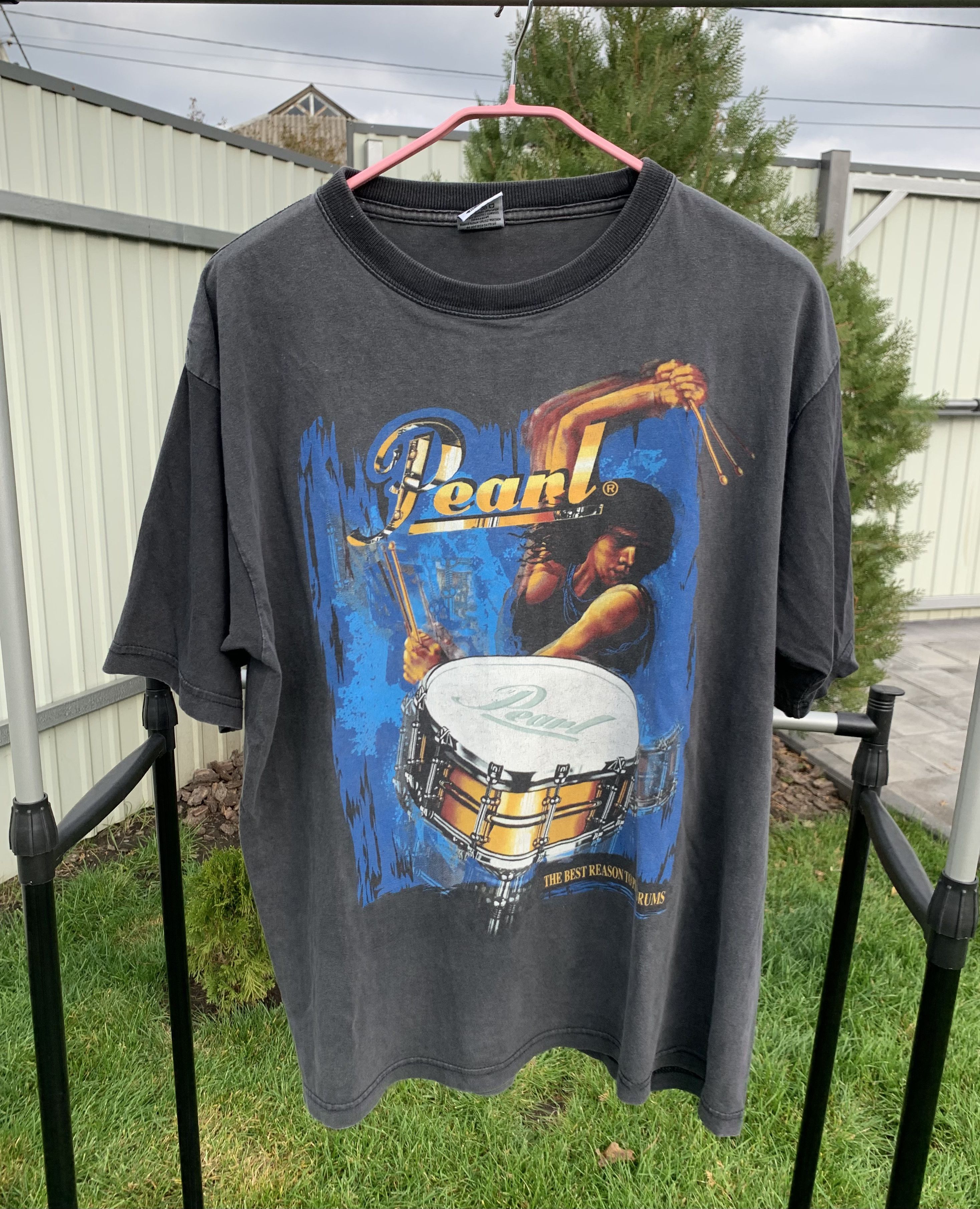 T-shirt Logo Pearl Drums - Foto 5