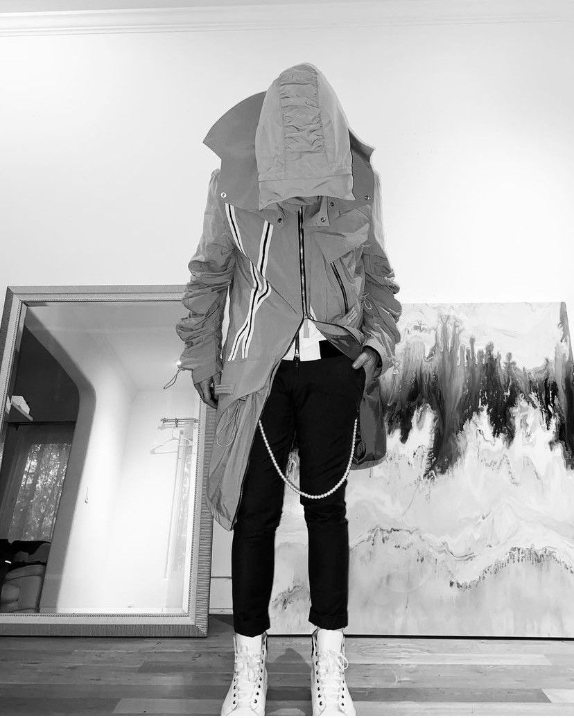 A-Cold-Wall striped Utility windbreaker parka size M UNI