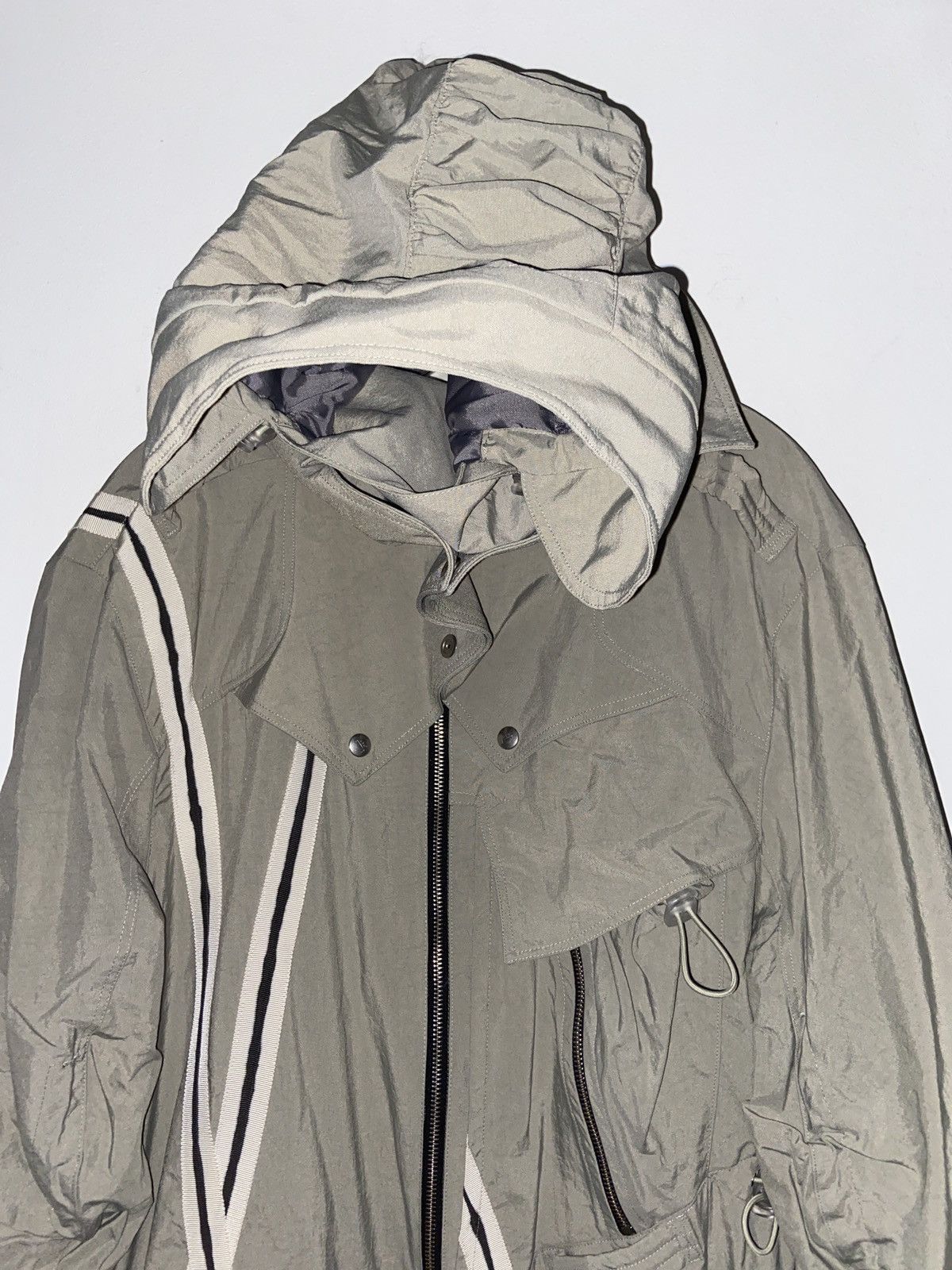 A-Cold-Wall striped Utility windbreaker parka size M UNI
