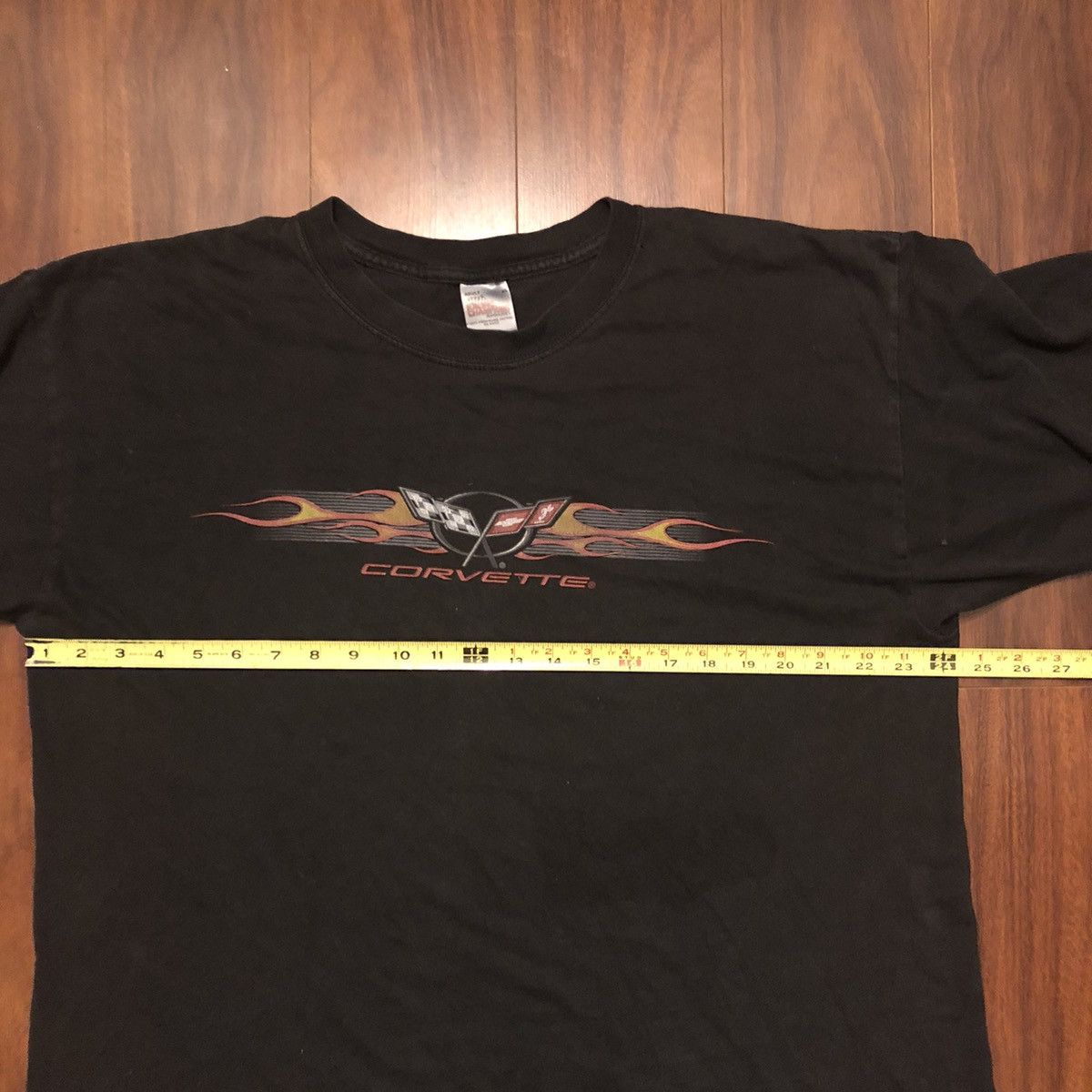 Vintage Vintage Y2K Chevy corvette logo graphic t shirt Size US XL / EU 56 / 4 - 4 Thumbnail