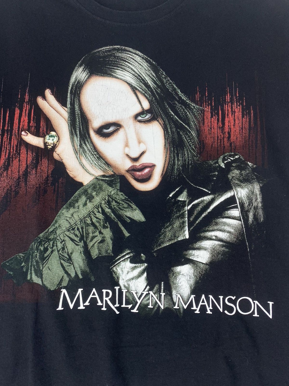 Band Tees Vintage rare Marilyn Manson Size US L / EU 52-54 / 3 - 3 Thumbnail