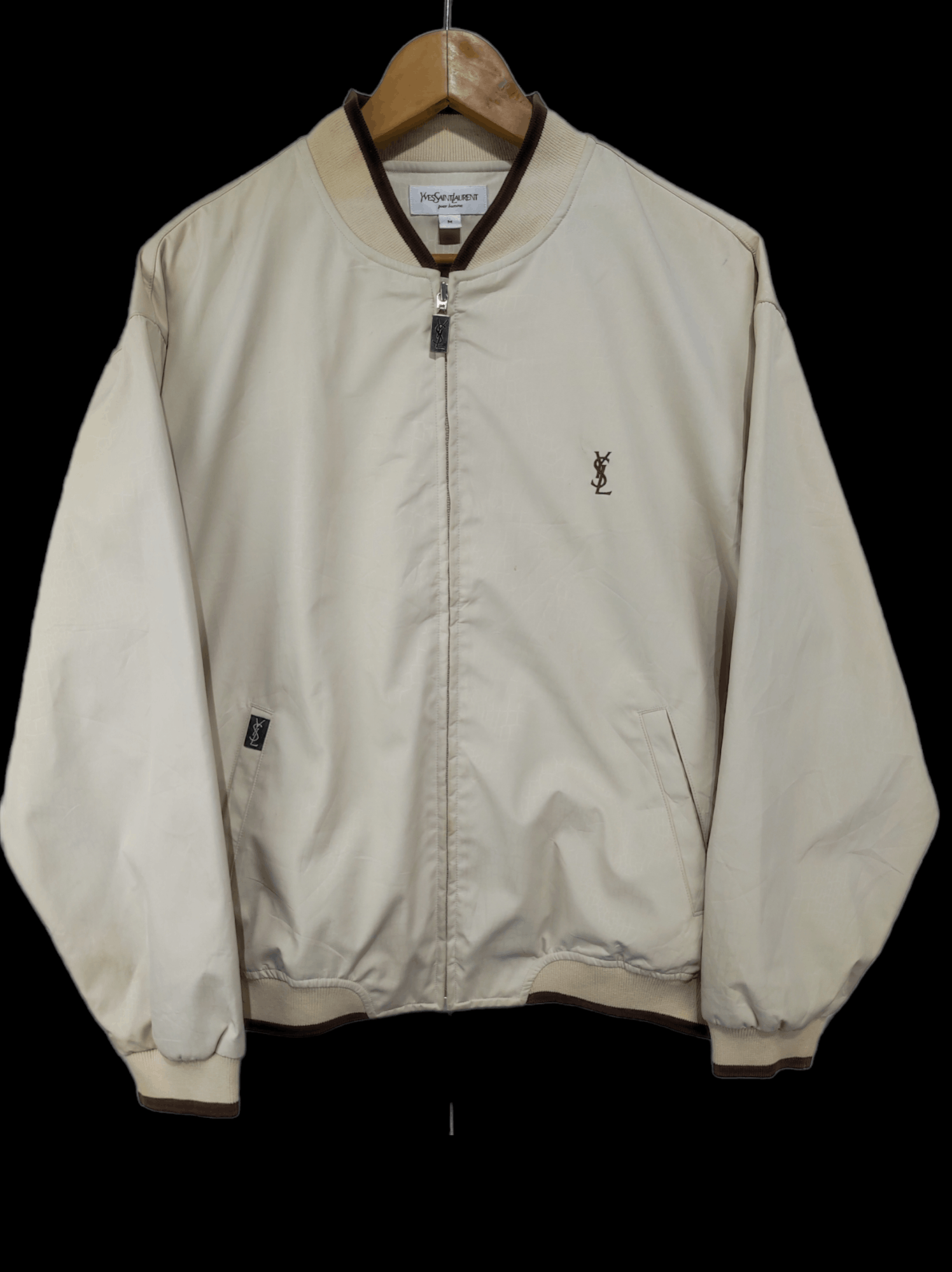 Yves Saint Laurent Bomber Jacket YSL Iconic Retro Jacket