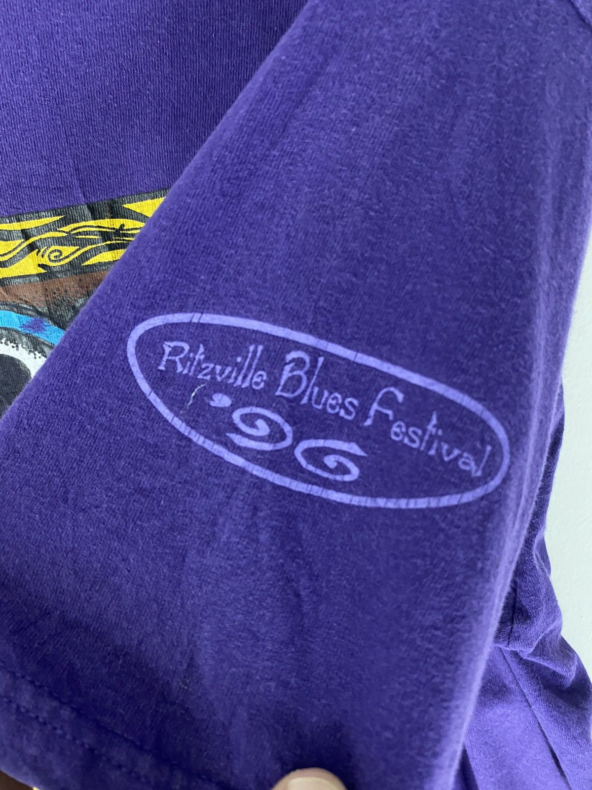 Band Tees × Vintage Vintage rare 1996 Ritzville Blues Festival jazz Size US XL / EU 56 / 4 - 4 Thumbnail