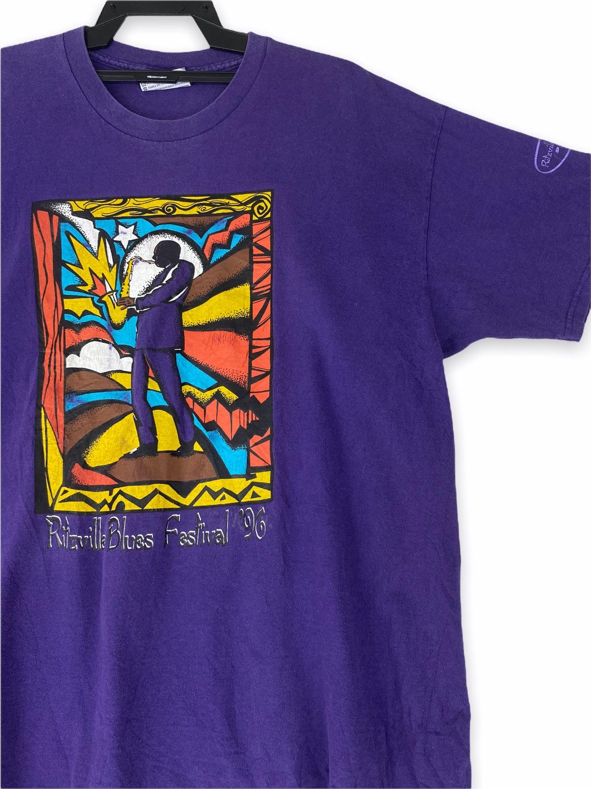 Band Tees × Vintage Vintage rare 1996 Ritzville Blues Festival jazz Size US XL / EU 56 / 4 - 2 Thumbnail