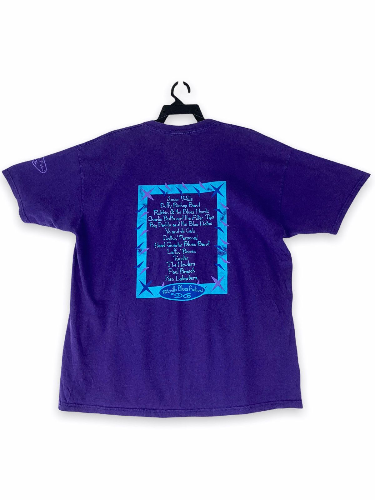 Band Tees × Vintage Vintage rare 1996 Ritzville Blues Festival jazz Size US XL / EU 56 / 4 - 5 Thumbnail