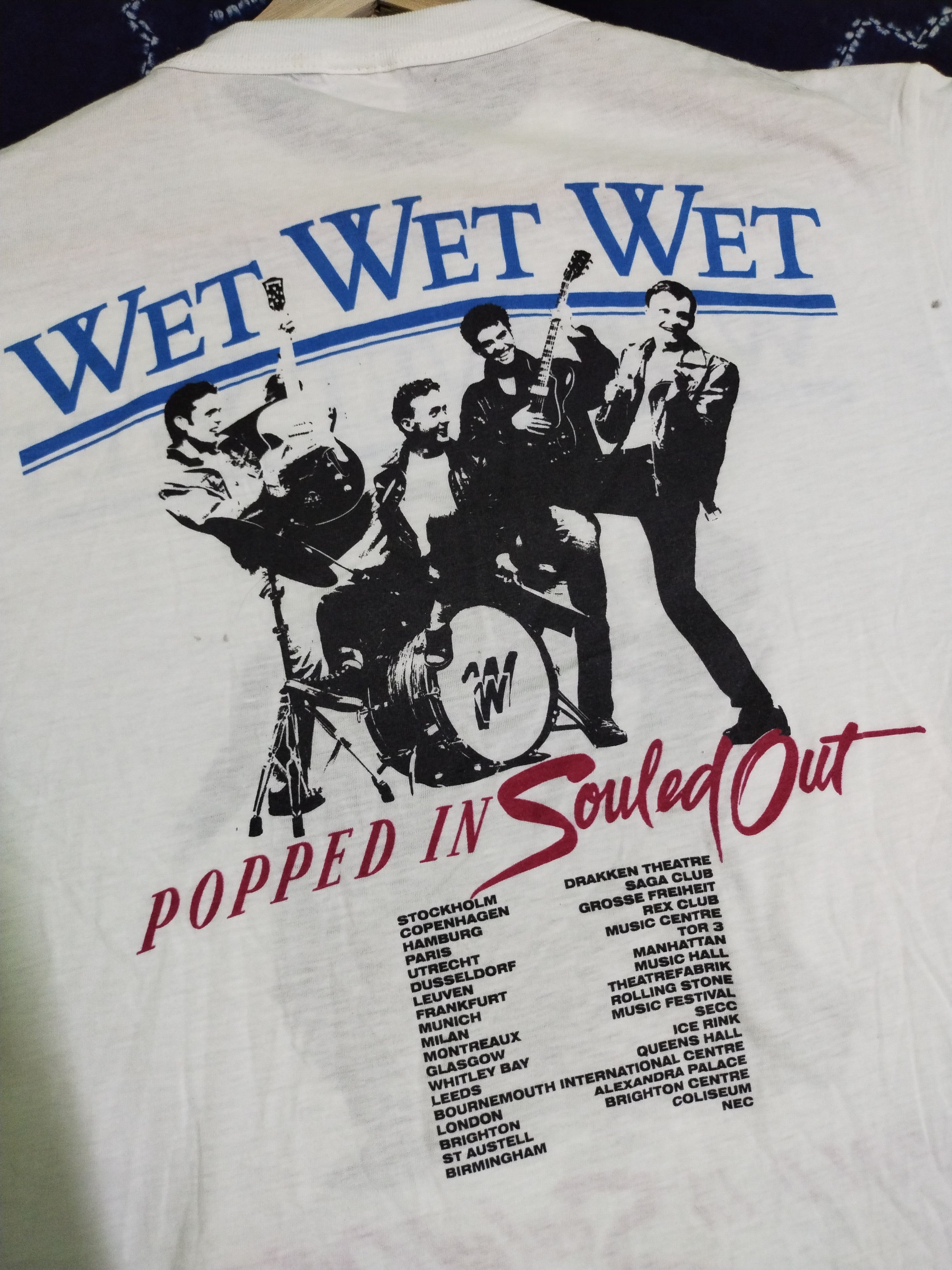 Band Tees Vintage Band Wet Wet Wet Popped In Souled Out Tee Size US L / EU 52-54 / 3 - 9 Thumbnail