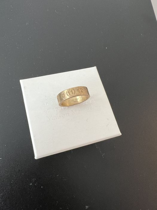 Maison Margiela Maison Margiela Gold Numbers Ring Size M | Grailed