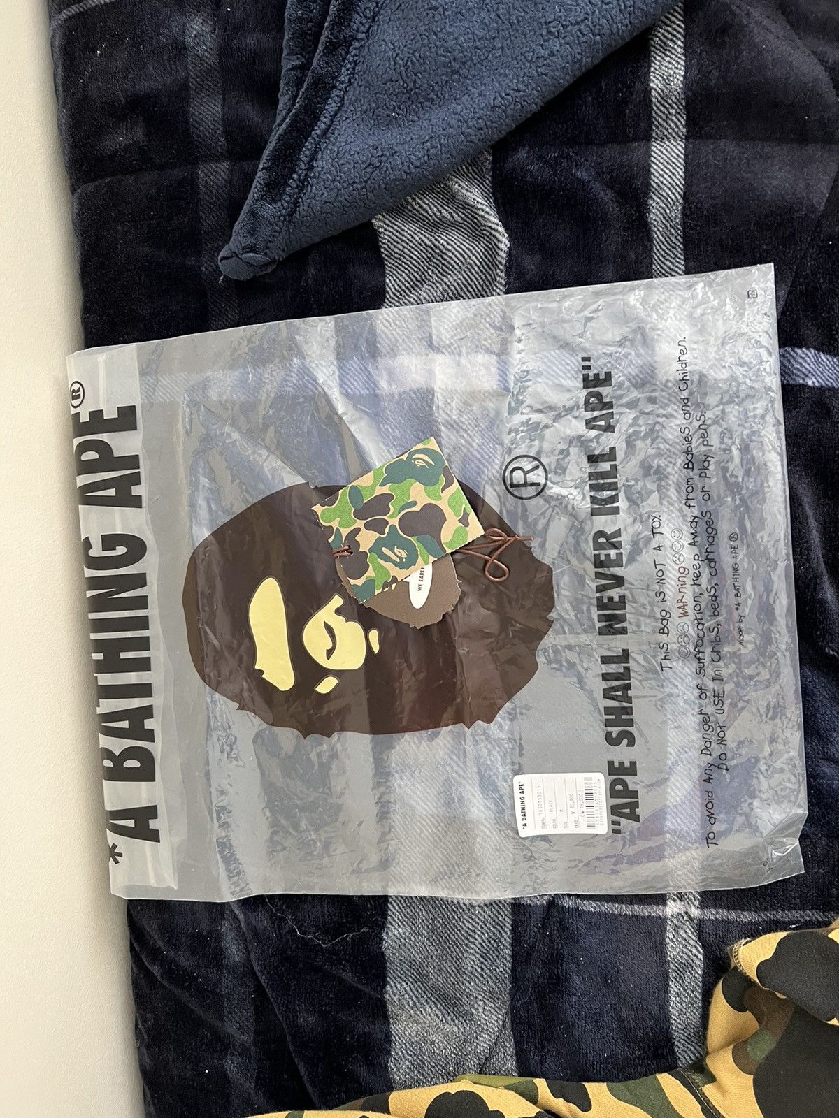BAPE1st Camo Half Shark Full Zip Hoodie Green/Yellow