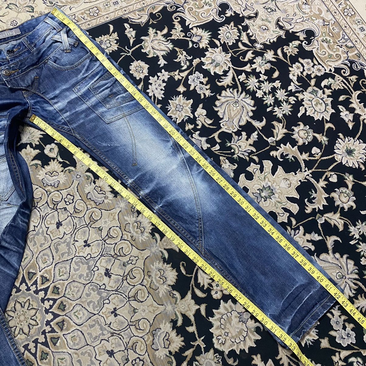 Japanese Brand Justing Jeans Denim Double Waist Nice Design Size US 29 - 18 Thumbnail