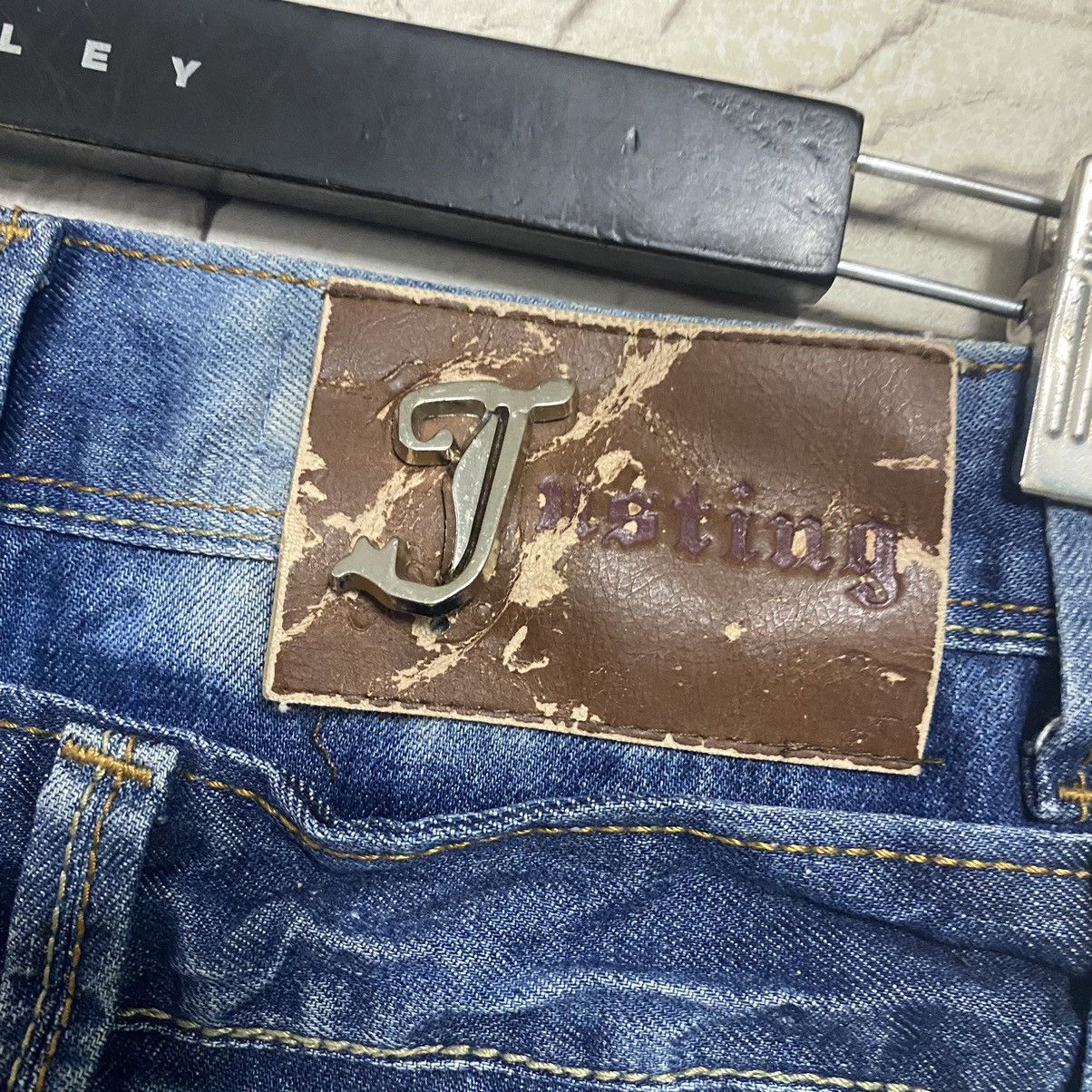 Japanese Brand Justing Jeans Denim Double Waist Nice Design Size US 29 - 13 Thumbnail