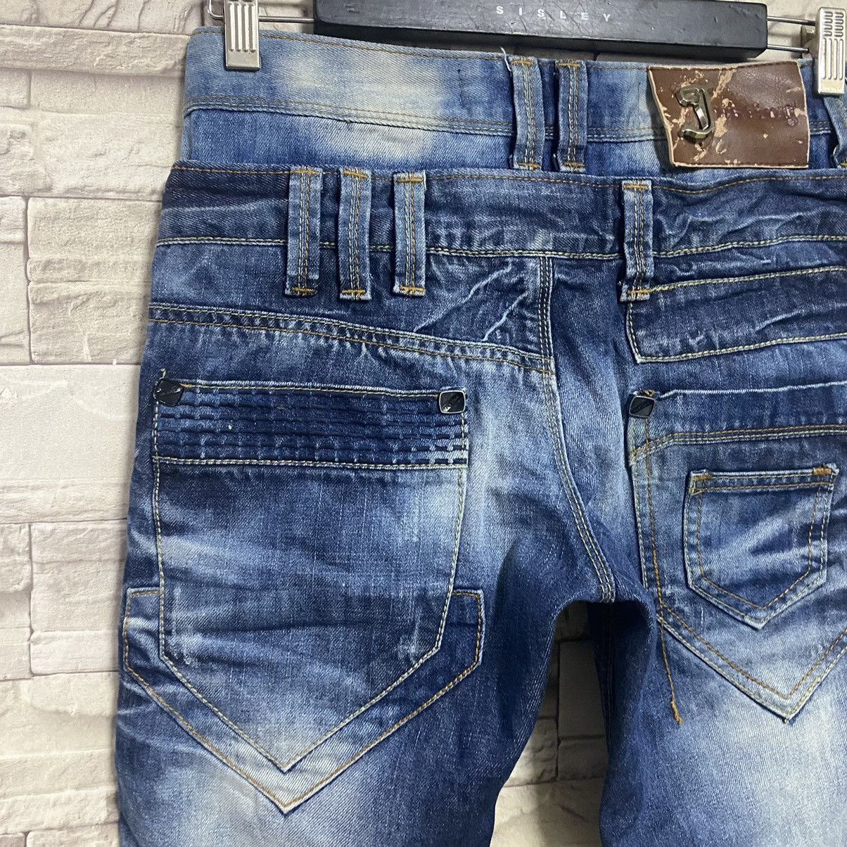 Japanese Brand Justing Jeans Denim Double Waist Nice Design Size US 29 - 12 Thumbnail
