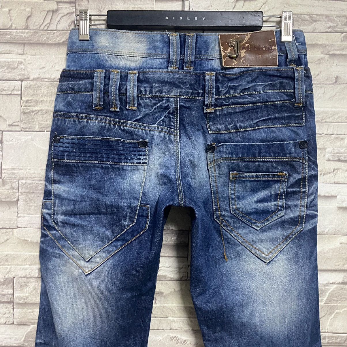 Japanese Brand Justing Jeans Denim Double Waist Nice Design Size US 29 - 9 Thumbnail
