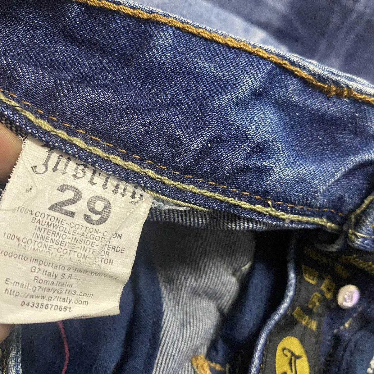 Japanese Brand Justing Jeans Denim Double Waist Nice Design Size US 29 - 16 Thumbnail