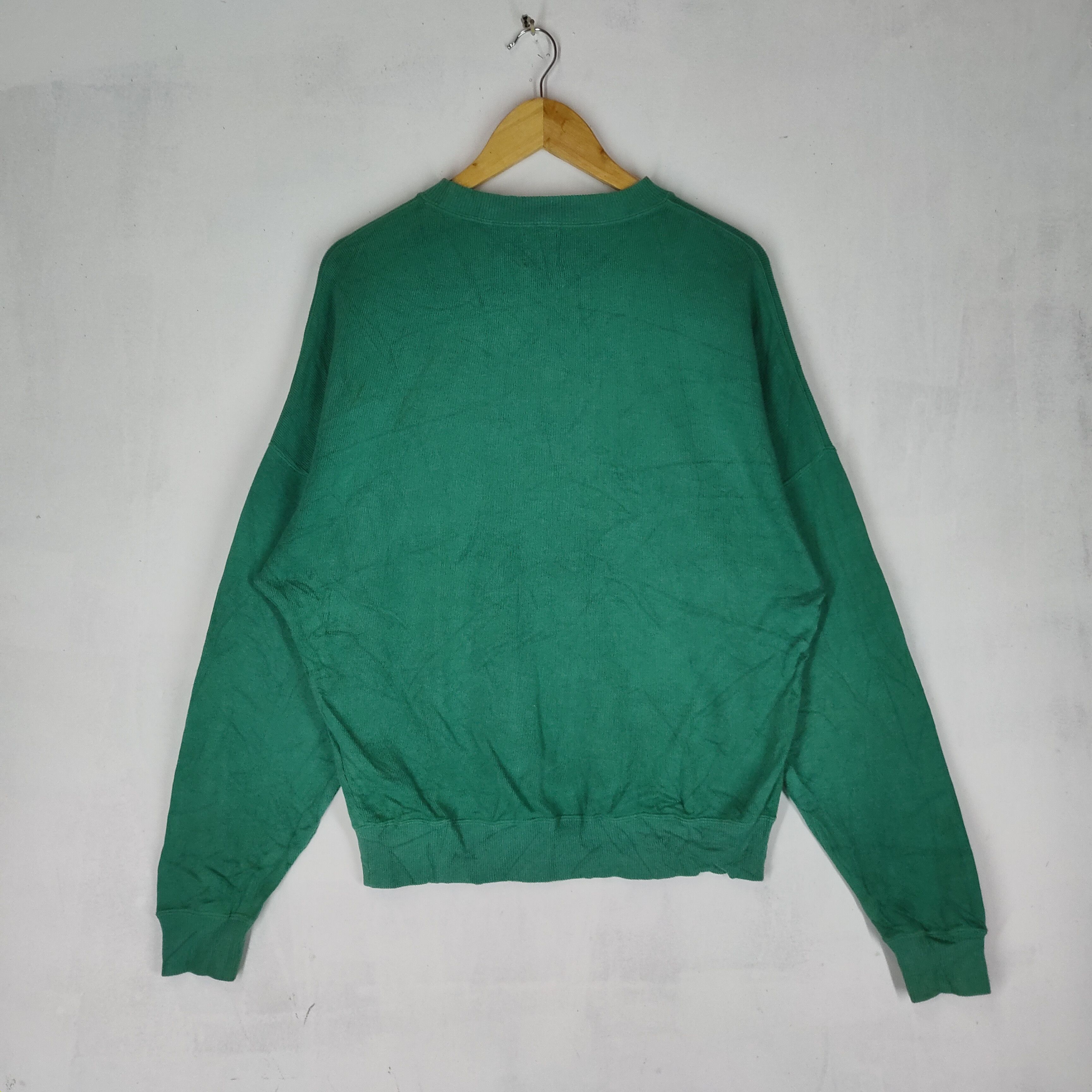 Trussardi Vintage TRUSSARDI SPORT GOLF Big Embroidery Logo Sweatshirt Size US L / EU 52-54 / 3 - 5 Thumbnail